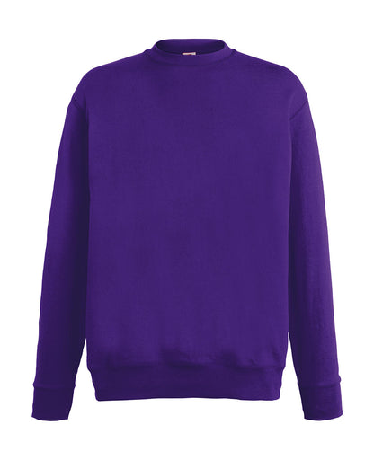 Fruit of the Loom Lightweight Set-In Herren Sweatshirt Pullover mit Rundhalsausschnitt