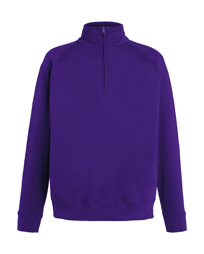 Fruit of the Loom Lightweight Zip Neck Herren Sweatjacke Pullover