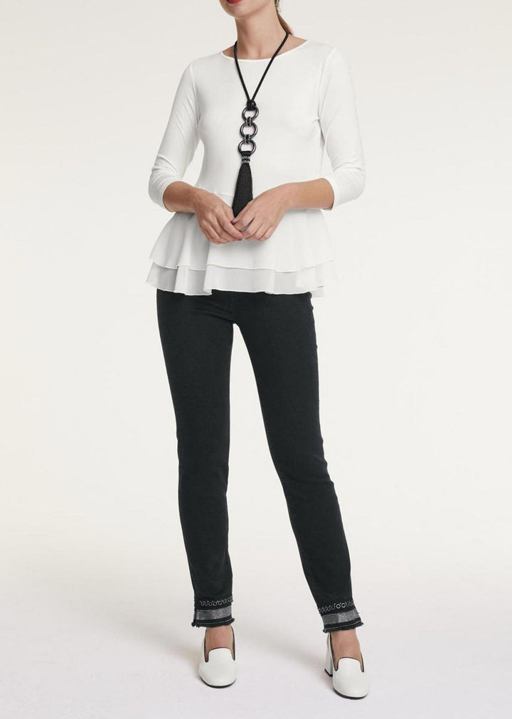 HEINE Damen Bauchweg-Jeans ALERIA", schwarz"