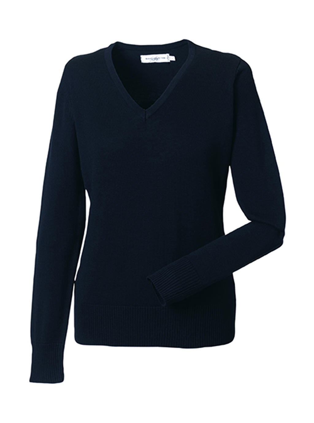 Russel Damen Pullover Pulli Sweater Sweatshirt V-Ausschnitt langarm