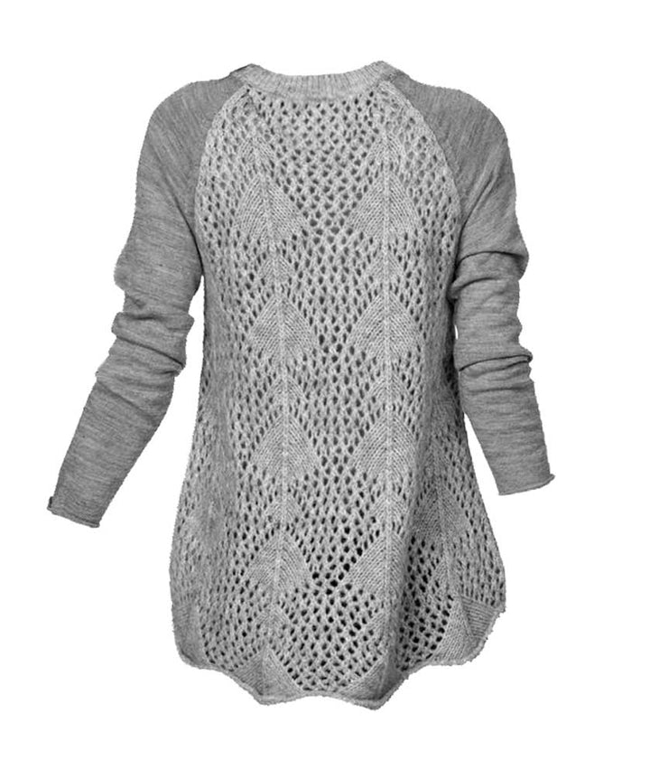 Herrlicher Damen Marken-Pullover, hellgrau