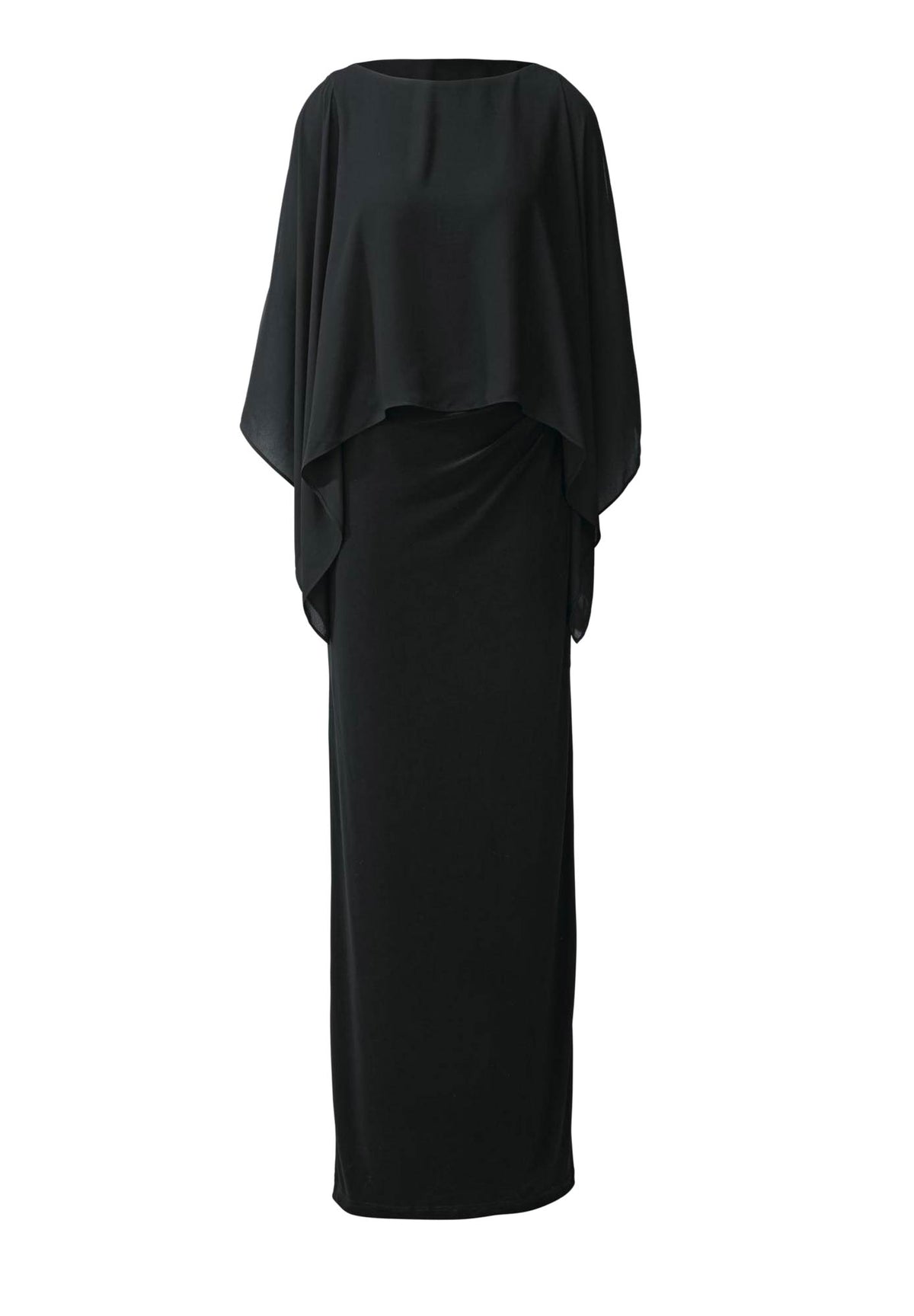 HEINE Damen Abendkleid, schwarz