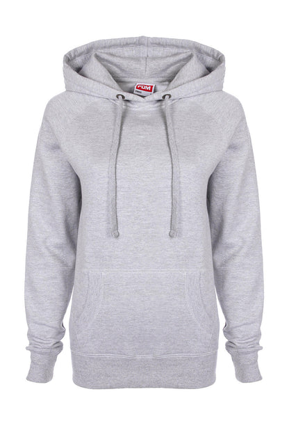 FDM Damen Ladies Raglan Hoodie Kapuzenpullover