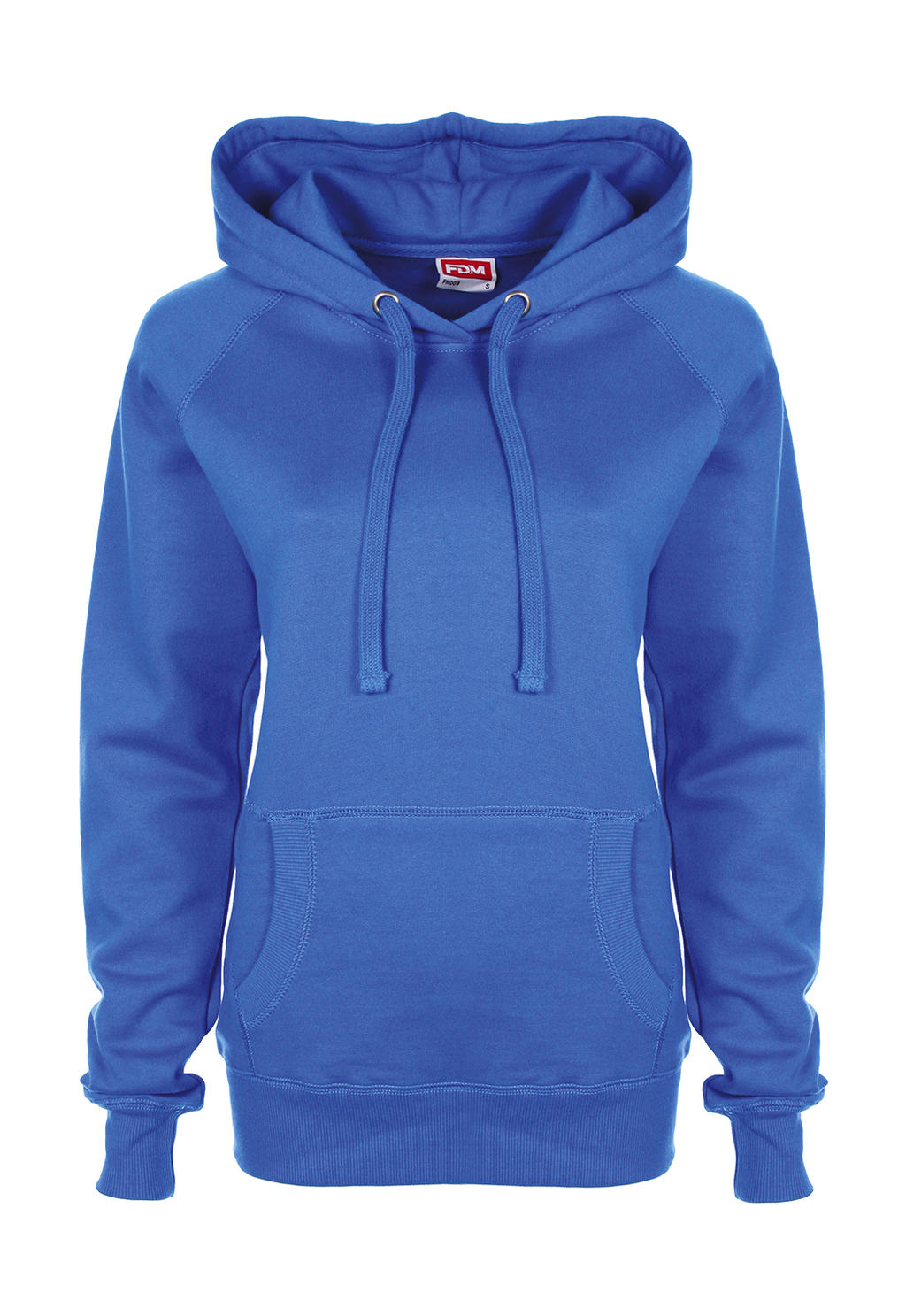 FDM Damen Ladies Raglan Hoodie Kapuzenpullover