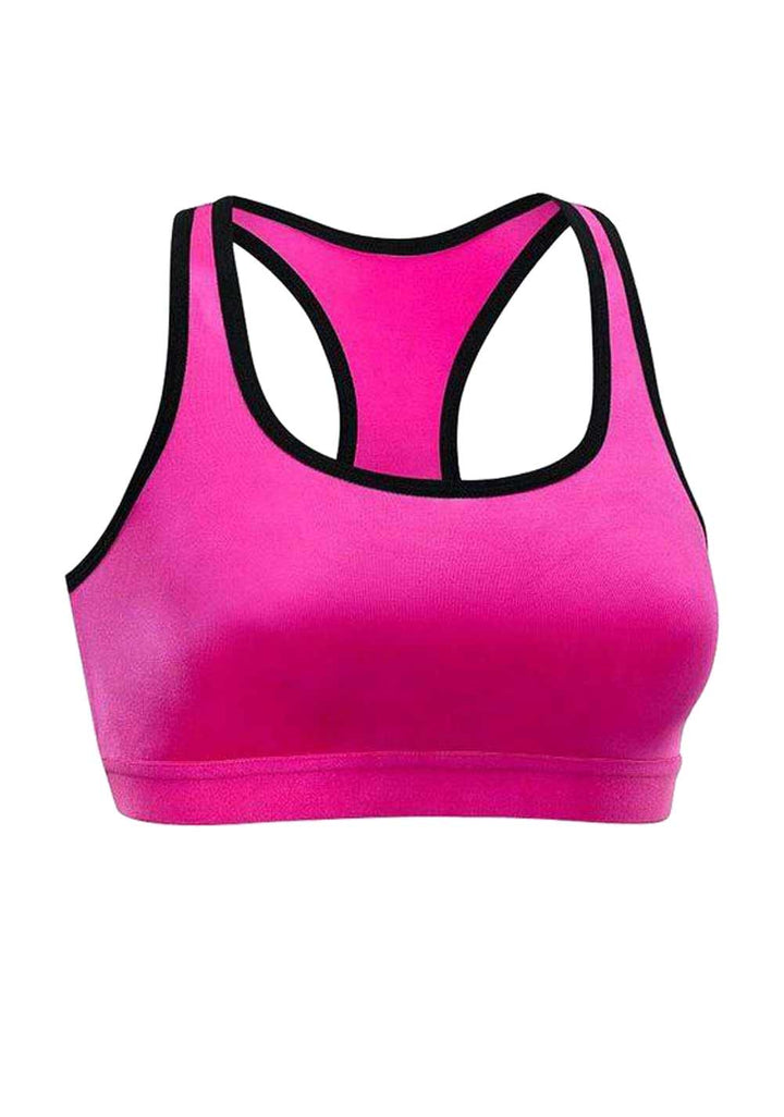 Bench Damen Marken-Sport-BH, pink-schwarz