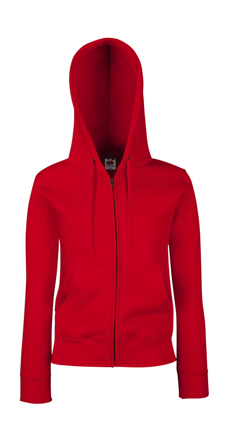 Fruit of the Loom Damen Premium Sweat Jacke Lady-Fit Kapuzenpullover Hoodie