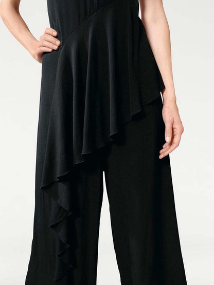 Ashley Brooke Damen Designer-Overall, schwarz