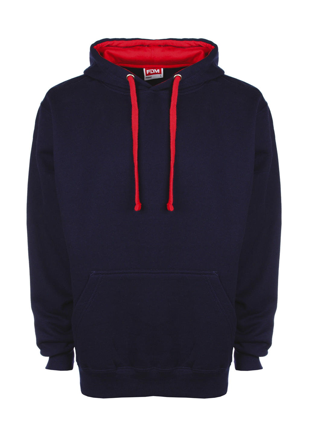 FDM Herren Contrast Hoodie Kapuzenpullover Sweater