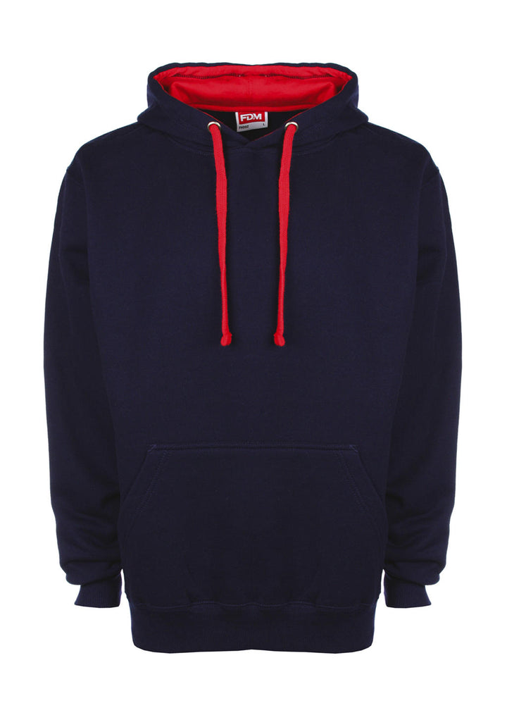 FDM Herren Contrast Hoodie Kapuzenpullover Sweater