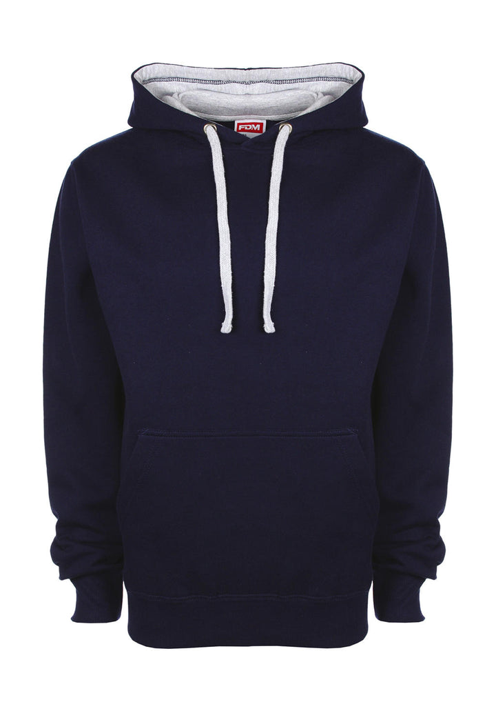 FDM Herren Contrast Hoodie Kapuzenpullover Sweater