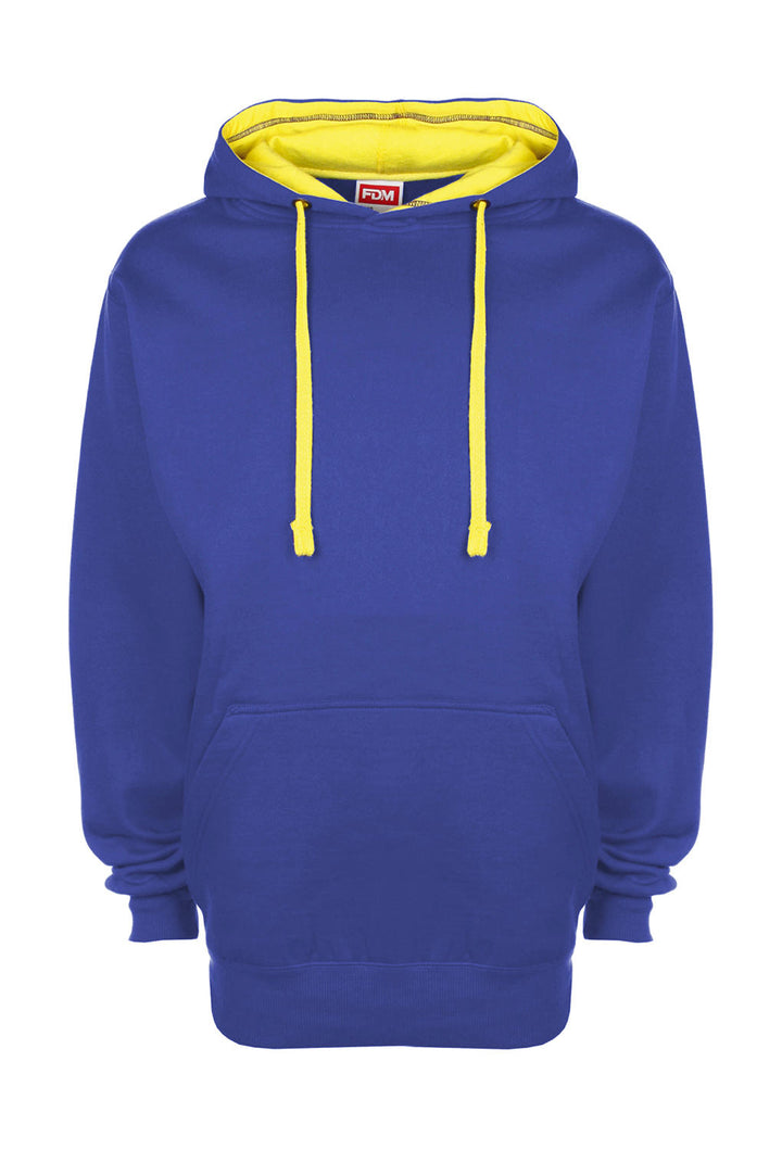FDM Herren Contrast Hoodie Kapuzenpullover Sweater