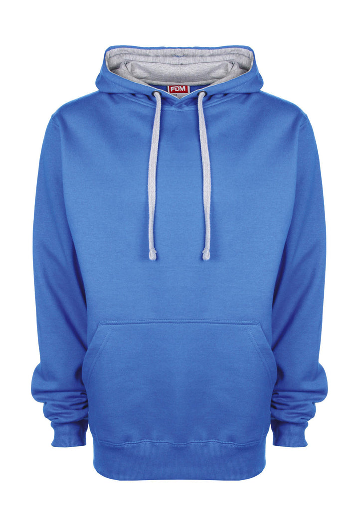FDM Herren Contrast Hoodie Kapuzenpullover Sweater