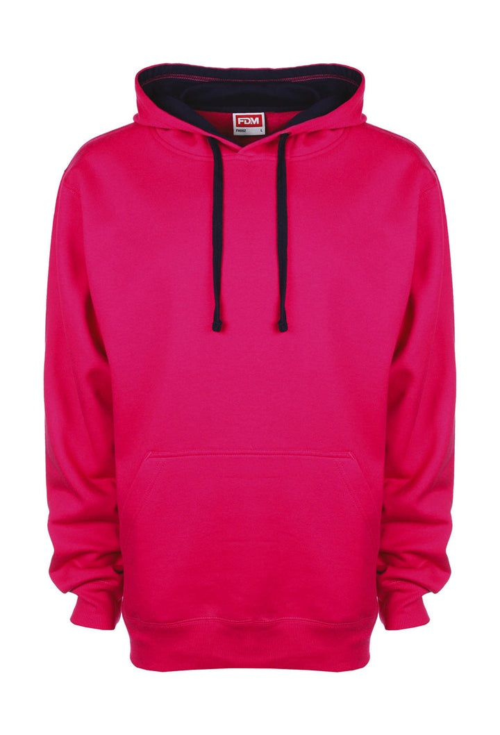 FDM Herren Contrast Hoodie Kapuzenpullover Sweater