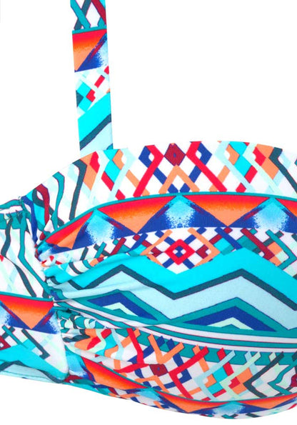 Sunflair Damen Marken-Bandeau-Bikini, bunt, B-Cup