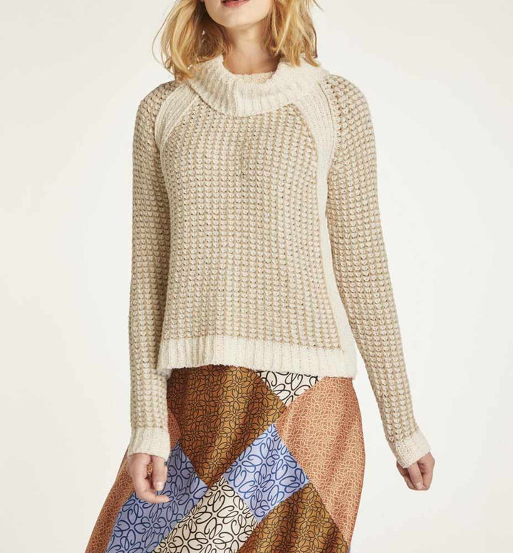 Heine Damen Rollkragenpullover, ecru