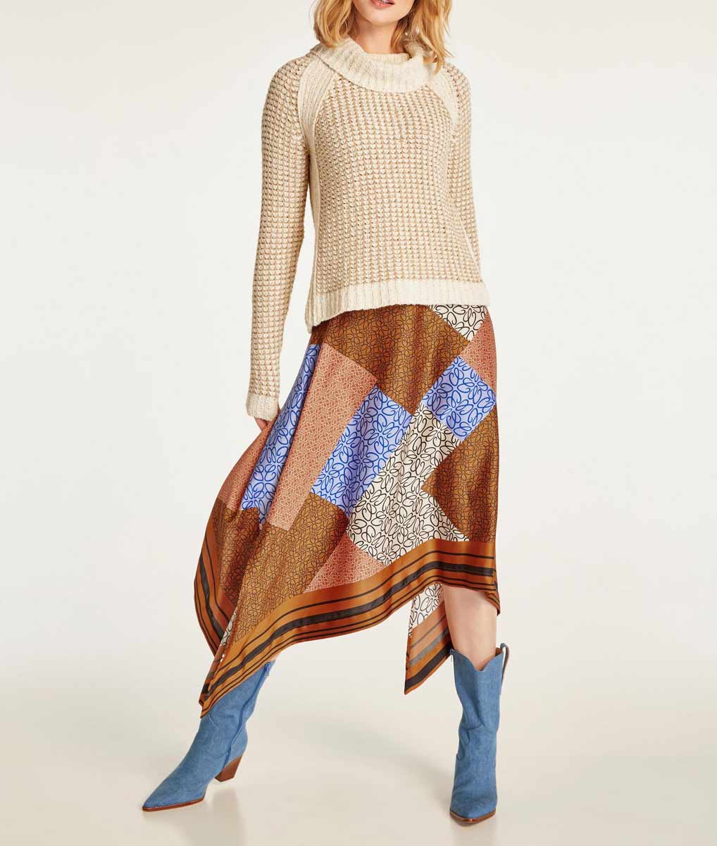 Heine Damen Rollkragenpullover, ecru