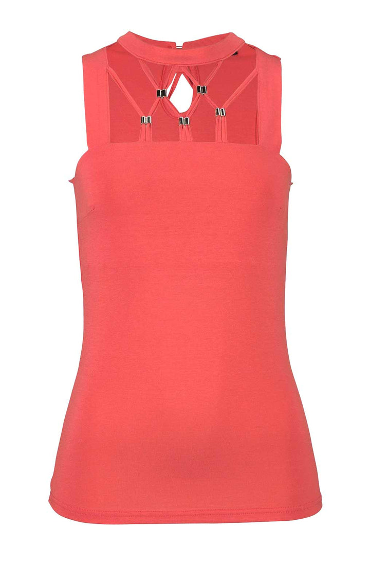 Melrose Damen Jersey-Top, koralle