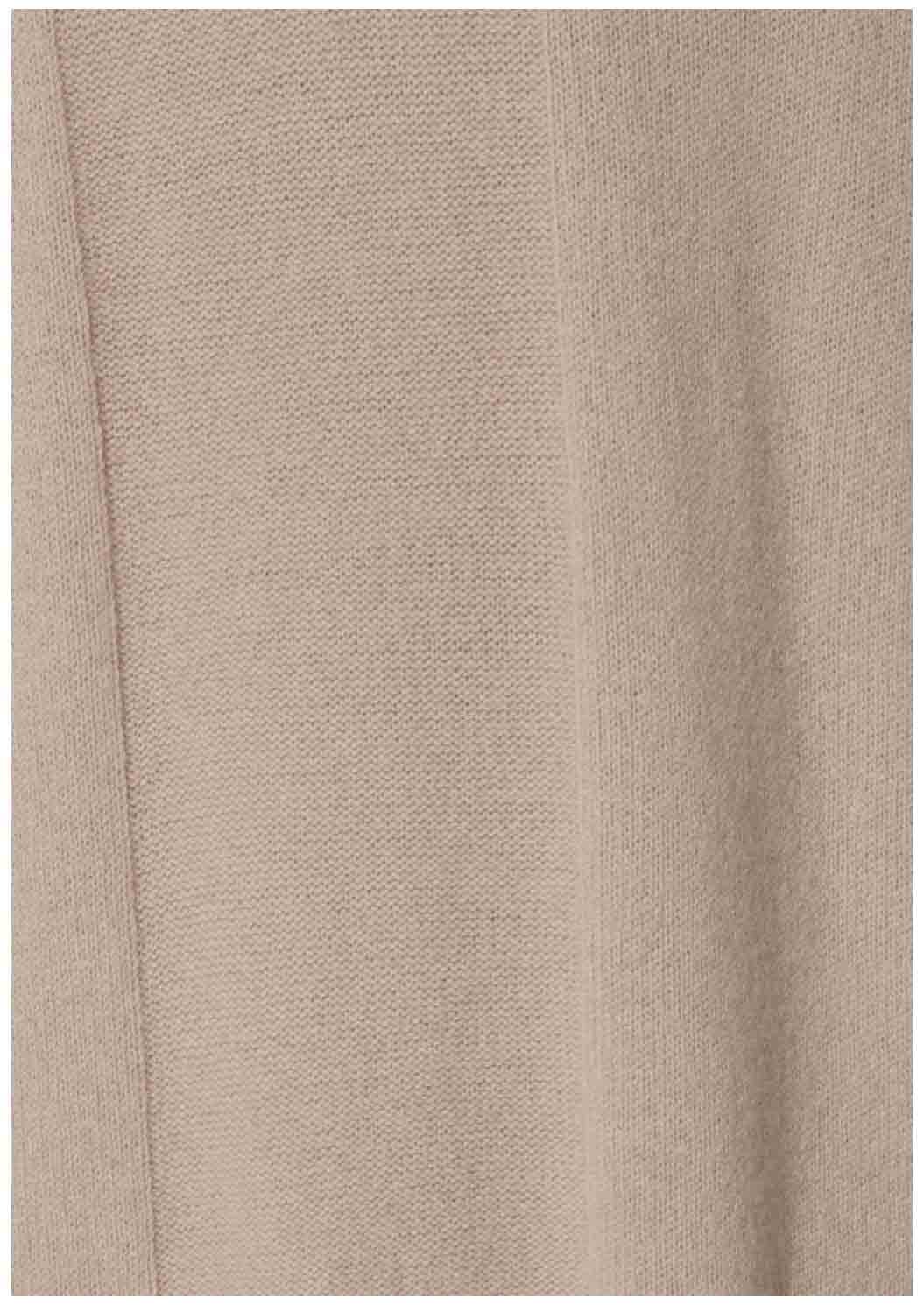 CP Twentynine Damen Marken-Kaschmir-Longstrickjacke, beige
