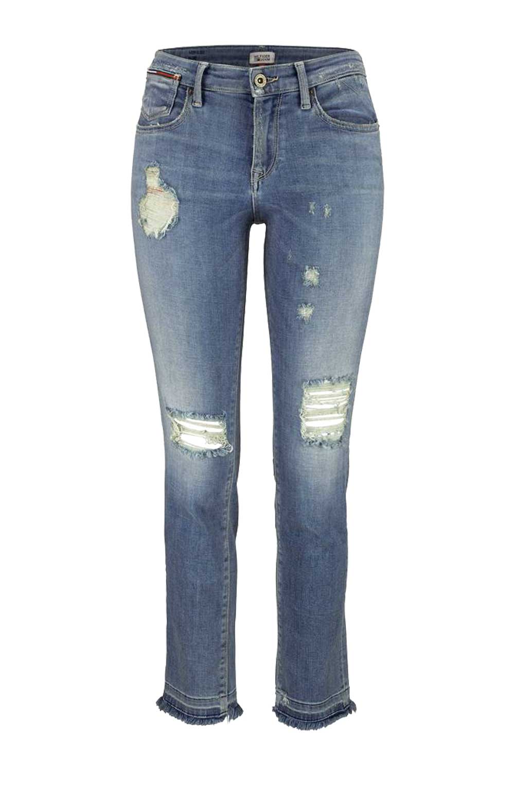 Tommy Hilfiger Denim Damen Marken-Slim-Jeans "Naomi", indigo, 30 inch