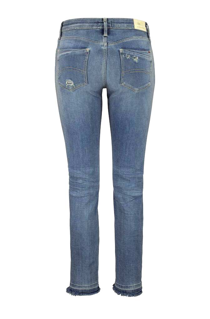 Tommy Hilfiger Denim Damen Marken-Slim-Jeans "Naomi", indigo, 30 inch
