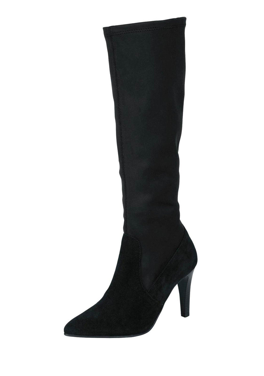 Heine Damen Stiefel, schwarz