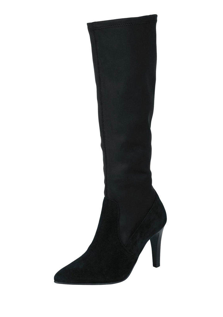 Heine Damen Stiefel, schwarz