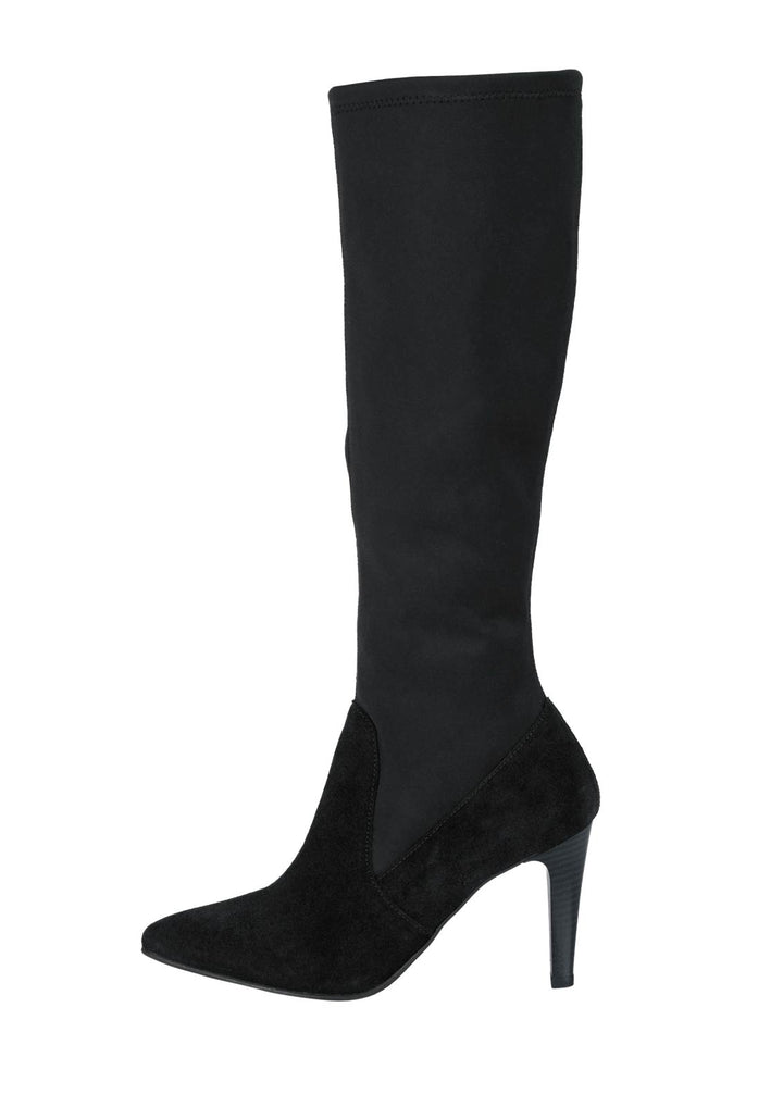 Heine Damen Stiefel, schwarz