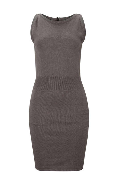 Marc New York Damen Marken-Strickkleid, schiefer
