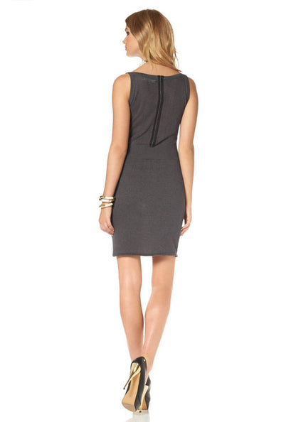 Marc New York Damen Marken-Strickkleid, schiefer