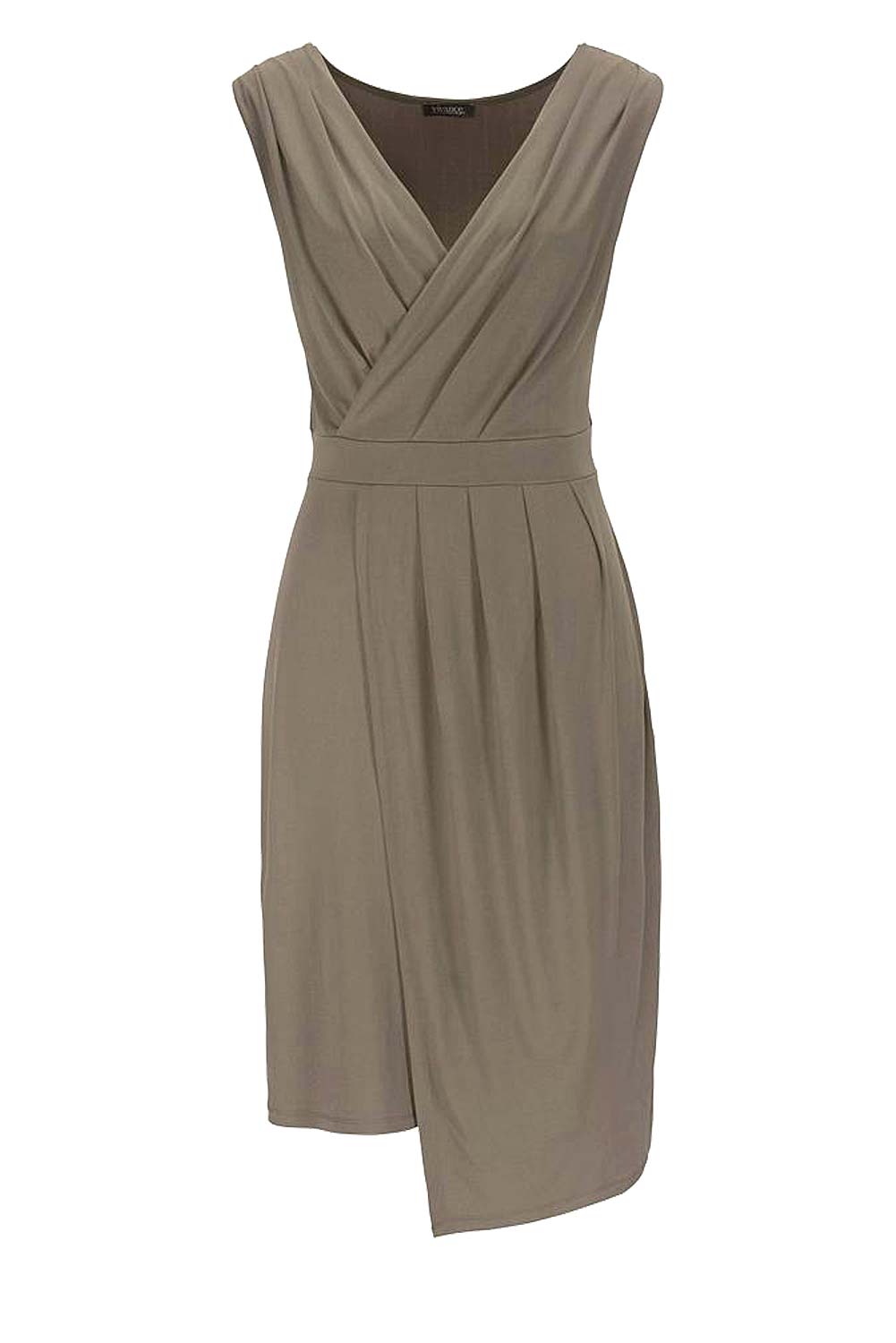 Vivance Collection Damen Jerseykleid, taupe