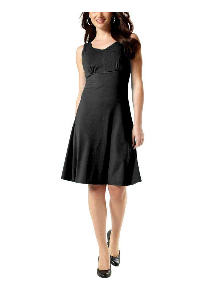 Vivien Caron Damen Kleid, schwarz