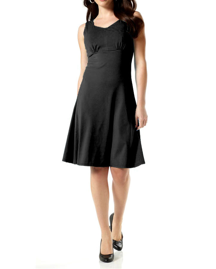 Vivien Caron Damen Kleid, schwarz