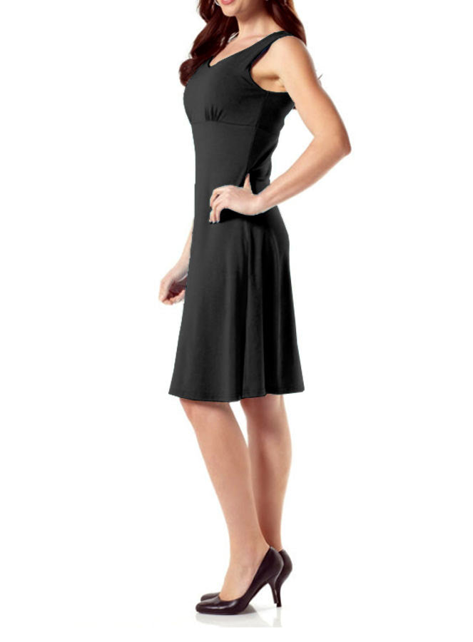 Vivien Caron Damen Kleid, schwarz