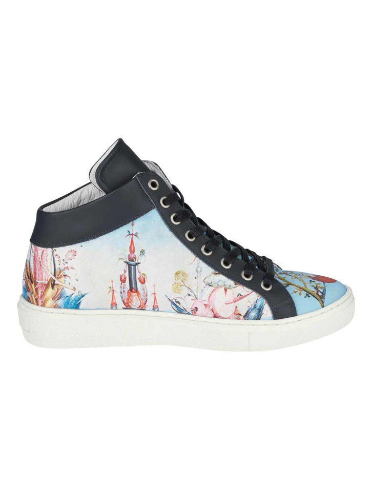 Heine Damen Sneaker, blau-bunt