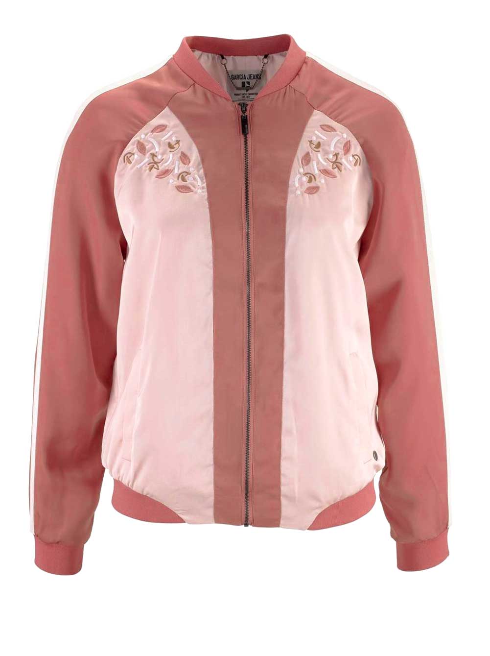 Garcia Damen Marken-Blouson, rosé-terracotta