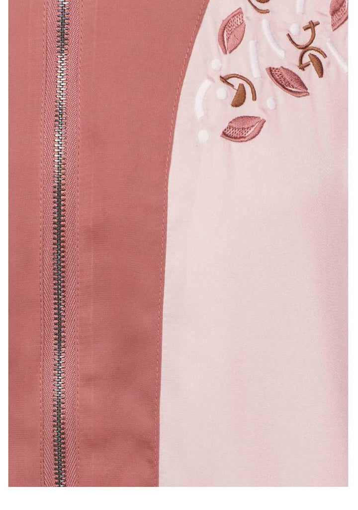 Garcia Damen Marken-Blouson, rosé-terracotta
