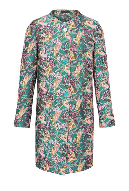 Patrizia Dini Damen Designer-Jacquardmantel, bunt
