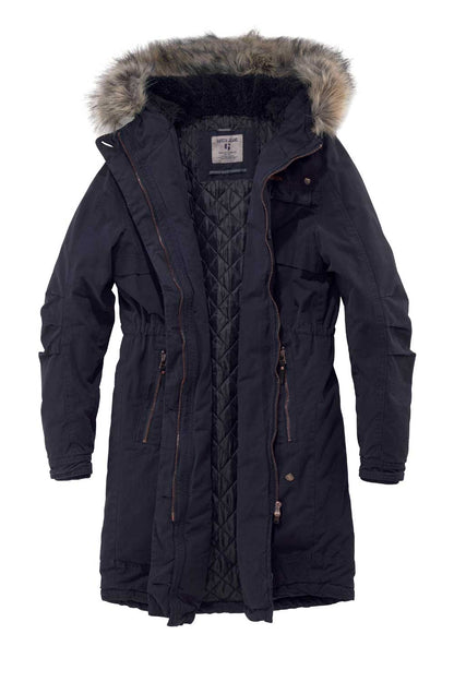 Garcia Damen Parka mit Kapuze, marine