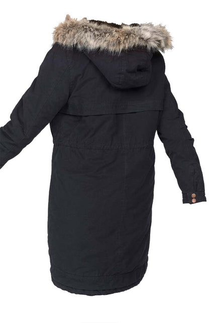 Garcia Damen Parka mit Kapuze, marine