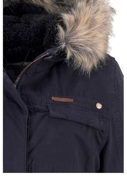 Garcia Damen Parka mit Kapuze, marine