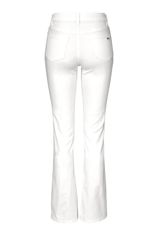 Bruno Banani Damen Designer-Jeans, weiß