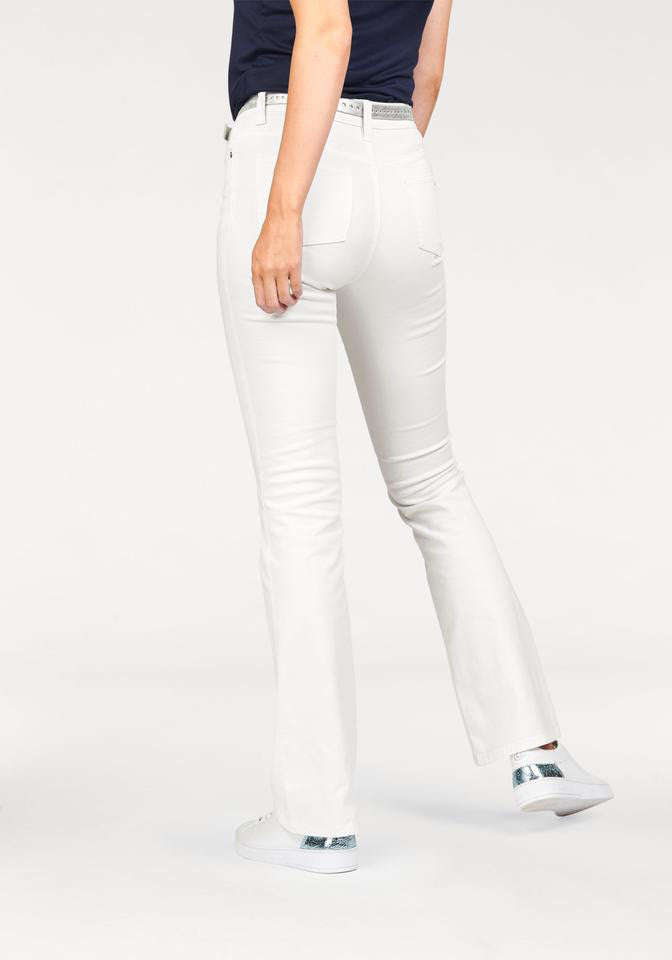 Bruno Banani Damen Designer-Jeans, weiß