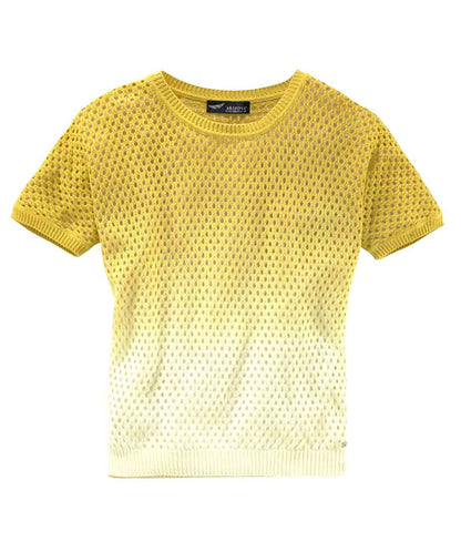 Arizona Damen Marken-Pullover, gelb