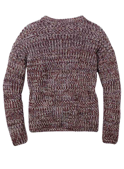 Arizona Marken-Kinder-Pullover, bordeaux-meliert
