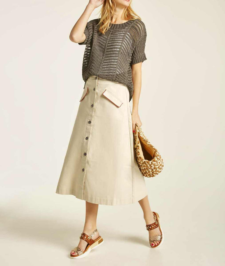 HEINE Damen Rock, beige