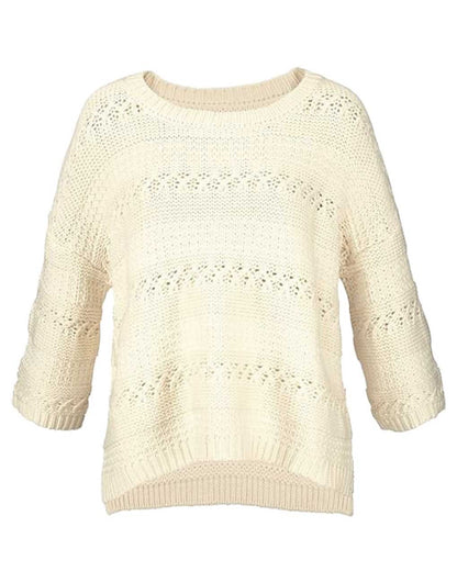 Marc O´polo Damen Marken-Pullover, ecru