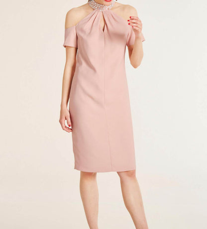 Ashley Brooke Damen Designer-Cocktailkleid, rosa