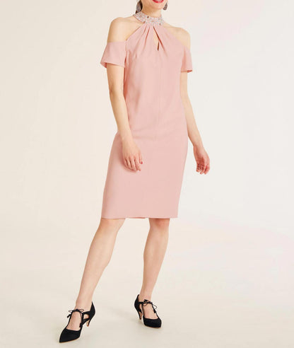 Ashley Brooke Damen Designer-Cocktailkleid, rosa