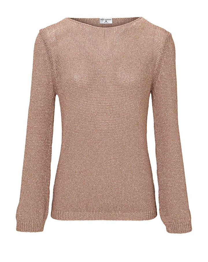 Rick Cardona Damen Designer-Pullover, rosenholz