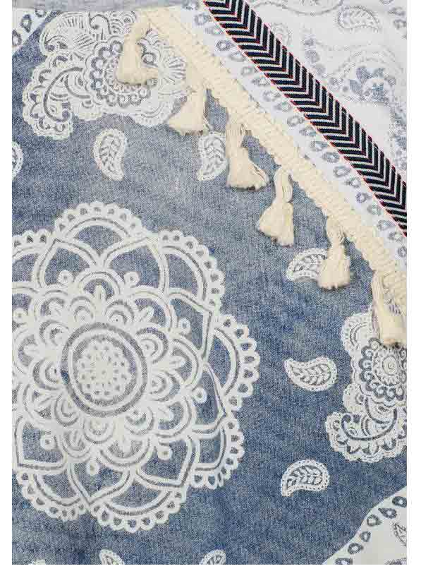 Please Damen Marken-Sweatshirt, grau-blau